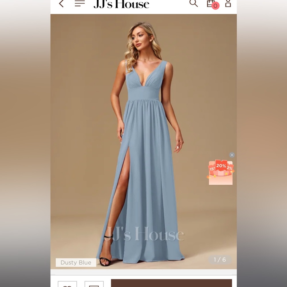 JJ House Dust Blue Dress